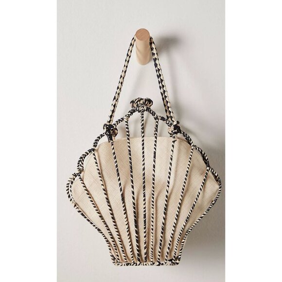 Free People Aranaz Seashell Clam Tote Bag Purse - MSRP $458 - Picture 2 of 8
